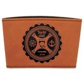 Engraved Leatherette Coffee Mug Sleeve